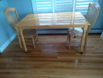 Oak Table & Chairs