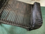 Wicker Look Footstool / Table