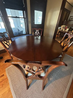 Ethan Allen Dining Table and Chairs British Classics Set