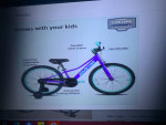 Save $183 . !New. JOYSTAR 20 inch Girls Bike -In box.