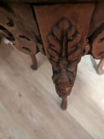 Antique Table With lots of Carving