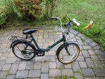 NORTH WOODS 5 SPEED FOLDABLE BIKE WITH REAR RACK AS PICTURES