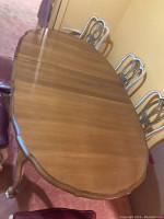 DINING TABLE & 6 CHAIRS