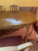 DINING TABLE & 6 CHAIRS