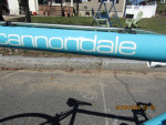 CANNONDALE SRS; 5'11" to 6'2"; very lightweight; teal green