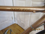 UNIVEGA Nuovo Sport; 5'4" to 5'7"; like new; rack; gold color