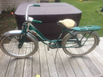 Vintage Columbia 5 star superb all original tank balloon bicycle