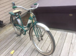 Vintage Columbia 5 star superb all original tank balloon bicycle
