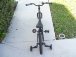 Childrens 16'' bicycle with training wheels excellent