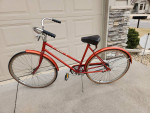 Vintage Free Spirit Women's bike, comfort seat, classic fenders, 1 spd