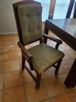 Wood Dining Table + 6 Chairs