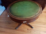 Antique Mahogany Drum Table