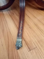 Antique Mahogany Drum Table