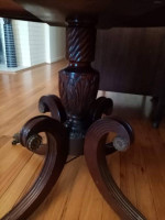 Antique Mahogany Drum Table