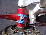 Red 16" Raleigh C-40 Hybrid Tuned Stops on a Dime
