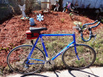Blue Aluminum Trek 25 1/2" 1000 Road Racing Bike