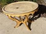 Vintage Oval Wood Cocktail Table