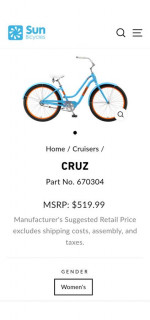 MIAMI SUN 26" LADIES BIKE