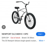 26" Aluminum 3G Fat Tire Beach Cruiser