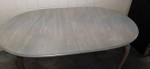 Painted Cherrywood Oval Kitchen/Dining Table RH Dupe