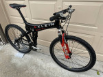 1999 Klein Mantra Race Carbon Full Suspension Mountain Bike XT XTR