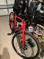 less than 1 yr old hybrid bike