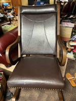 glider rocker&Granite Top End Table Both