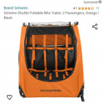 New still in box bike trailer