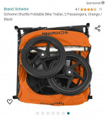New still in box bike trailer