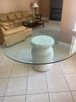 Glass Round Table (High Quality)