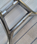 Vintage BMX Dyno 4pc 100% Chromoly Handlebar With Vintage BMX Grips