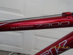 TREK 7300; 5'3" to 5'6"; hybrid; almost brand new; was $600; red;