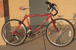 Fuji City Bike Ladies Small Short Blue 3 spd