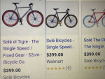 SAVE$200 Sole single sp fixie,like new,very light weighted, ready2fly.