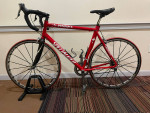 Like NEW Red Specialized S-Works Road Bike 700c 16-speed, Light Alloy