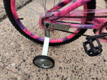 20" Dynacraft Outcast Bike for Girls + Training Wheels and Helmet