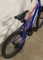 Nishiki Pueblo blue 7 speed kids hand brake 12" frame 20” wheels Bike