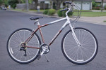 Novara Corsa - Hybrid - Orange/Silver - Large 20"
