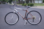 Novara Corsa - Hybrid - Orange/Silver - Large 20"