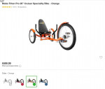 Mobo Triton "Brand New" Cruiser Tricycle for Adult or Child ( Retail @ $599 )