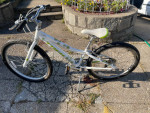 TREK MT200 WHITE W/ LIME GREEN GIRLS MOUNTAIN BIKE BICYCLE GREAT SHAPE
