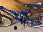 Harley-davidson 26" dual suspension mountain bike.