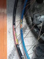 Mavic rim brake mixed 700c wheelset