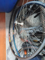 Mavic rim brake mixed 700c wheelset