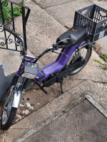 Rolling moped chasis