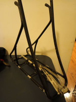 Bike rack used with hard ware