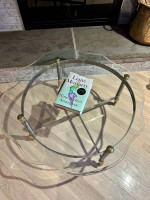 Glass Top Coffee Table - Excellent Condition!