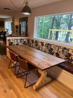 Rustic Farmhouse Dining Table - Tressle Style