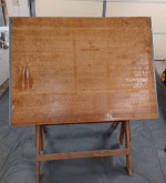 Antique drafting table