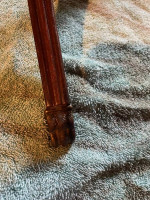 Reduced: Round Drum End Table (1 drawer)